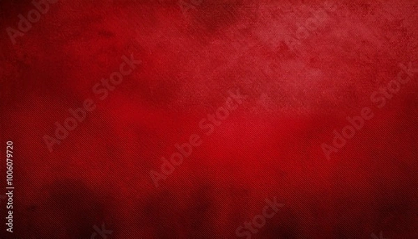 Fototapeta Red Christmas background with vintage texture, abstract solid elegant textured paper design