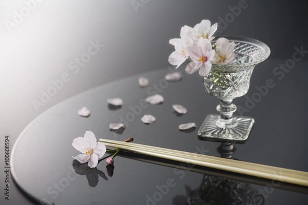 Fototapeta 桜の箸置き