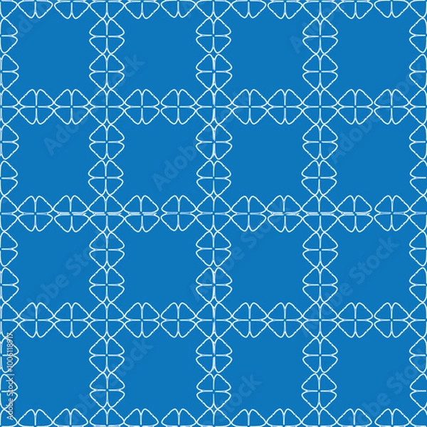 Obraz geometric floral seamless vector, 
all variations of soap bubbles, floral prints, and vintage patterns