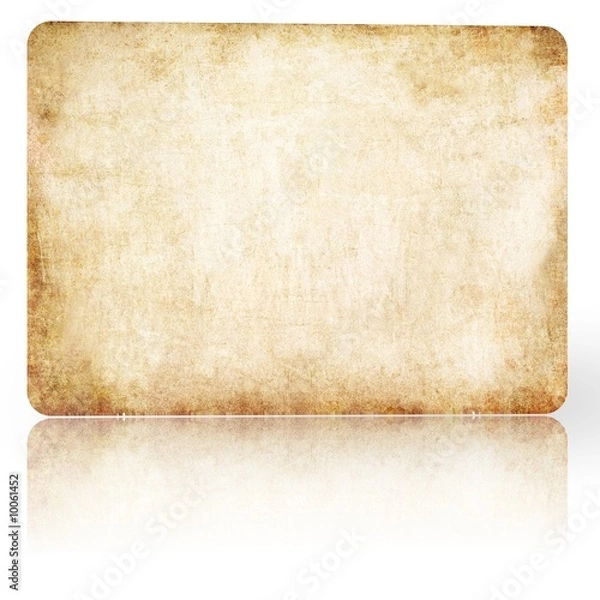 Fototapeta Pergamino con reflejo