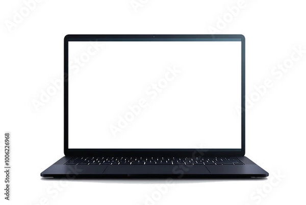Obraz a laptop with screen cut out mock up