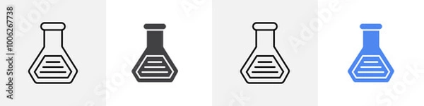 Fototapeta chemical icon vector set use for web