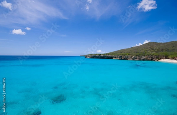 Obraz blue caribbean bay view