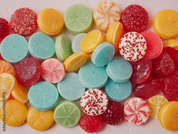 Fototapeta colorful jelly candies