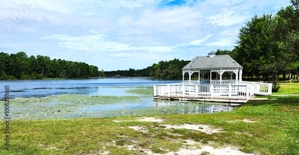 Obraz Aberdeen Lake Park, North Carolina, USA