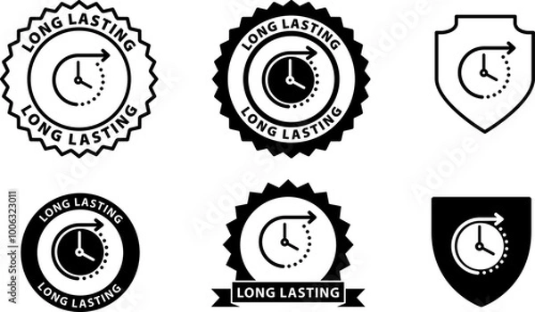 Fototapeta Long Lasting icon , vector illustration