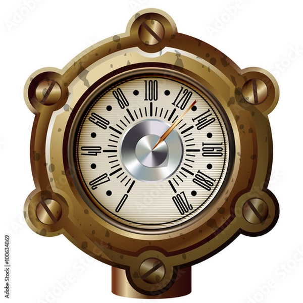 Fototapeta measuring device vector