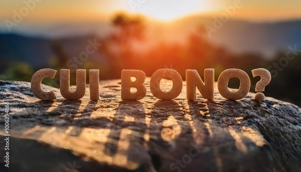 Fototapeta Cui Bono Exploring the Meaning of Beneficiary