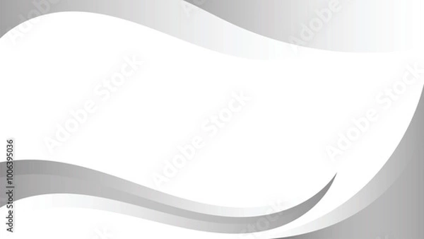 Obraz GREY WHITE ABSTRACT BACKGROUND ELEMENT LAYERS FOR PRESENTATION DESIGN FOR BUSINESS, CORPORATE, INSTITUTION, PARTY SEMINAR TALKS