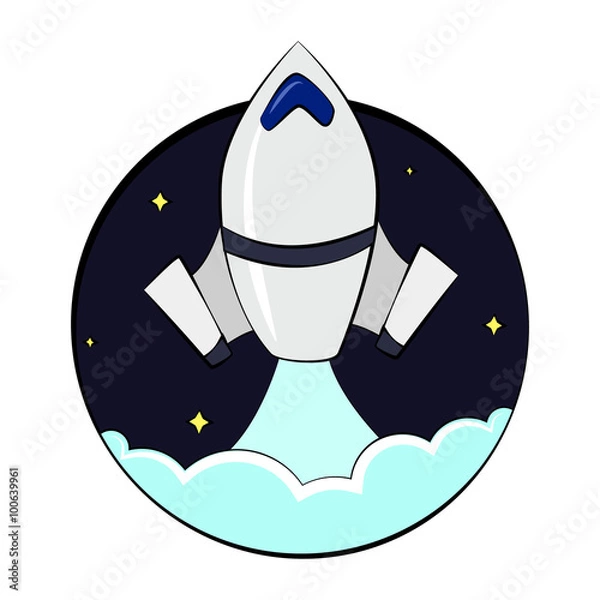 Obraz Startup rocket