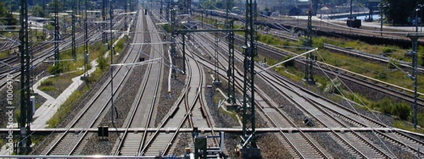 Obraz gleisanlage