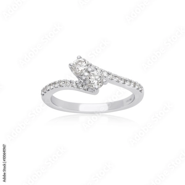 Obraz Beautiful Diamond Engagement Ring