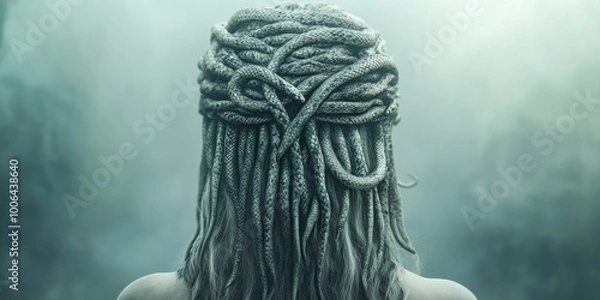 Obraz Medusa with snakes instead of hair