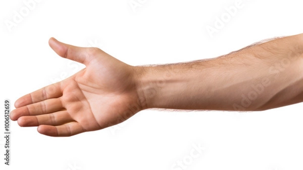 Obraz PNG Finger hand gesturing handshake.