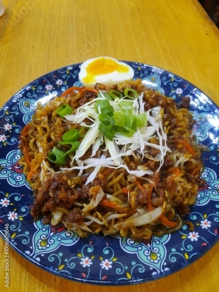 Obraz plate of yakisoba