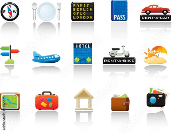 Obraz Travel Icon Set