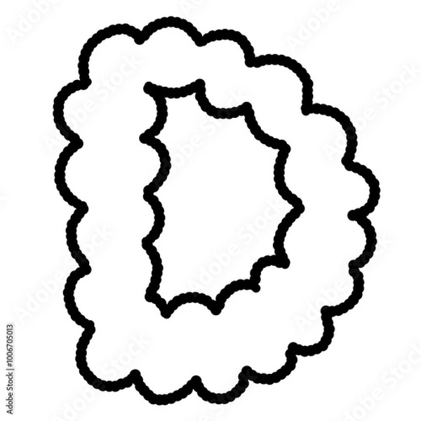 Obraz D cloud Letter 