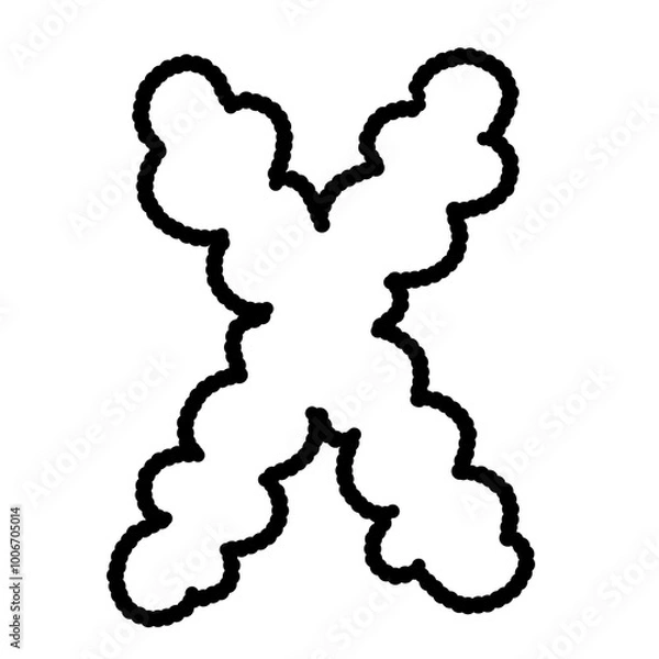 Obraz X could Letter