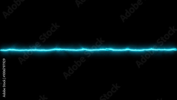 Obraz Abstract Light Effect Element Design on Black Background