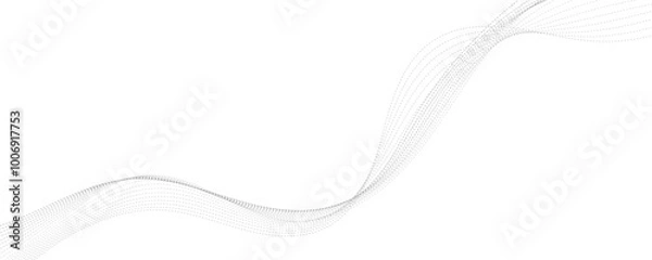 Fototapeta abstract white background with waves
