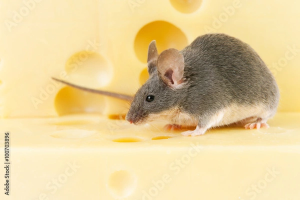 Obraz Maus am Käse