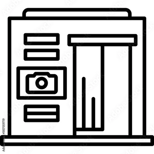 Obraz Photo Booth icon