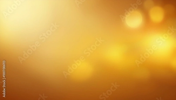 Obraz Blurry golden yellow background fading into light orange, with soft light leaks