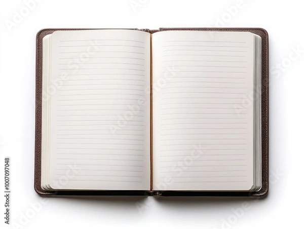 Fototapeta notebook isolated