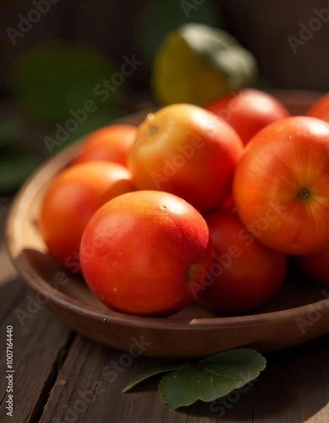Obraz tomatoes on a table