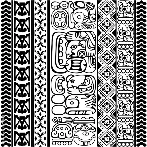 Fototapeta Glify Majów