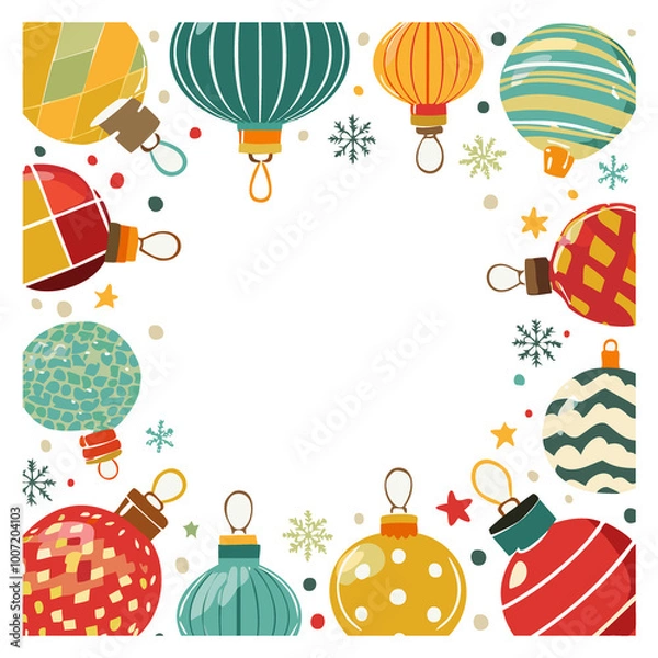 Obraz Chrsitmas/ new year/ festive theme frame- border. 