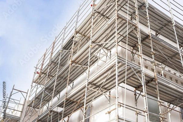 Obraz House and scaffold