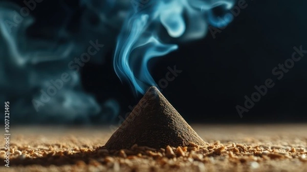 Obraz Rising Smoke from Incense