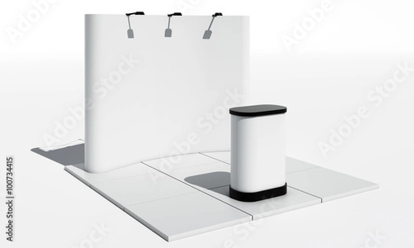 Obraz Empty trade event stand