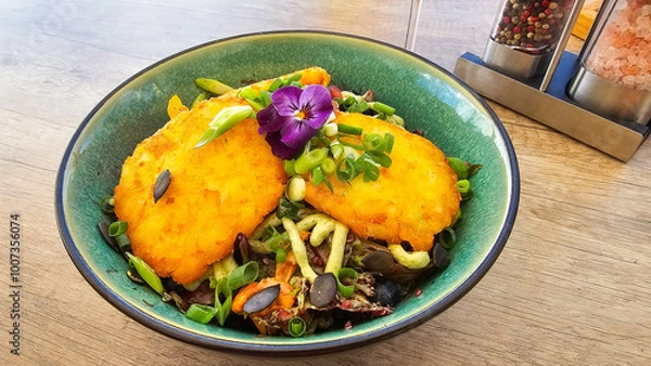 Fototapeta Veganes hübsch angerichtet 