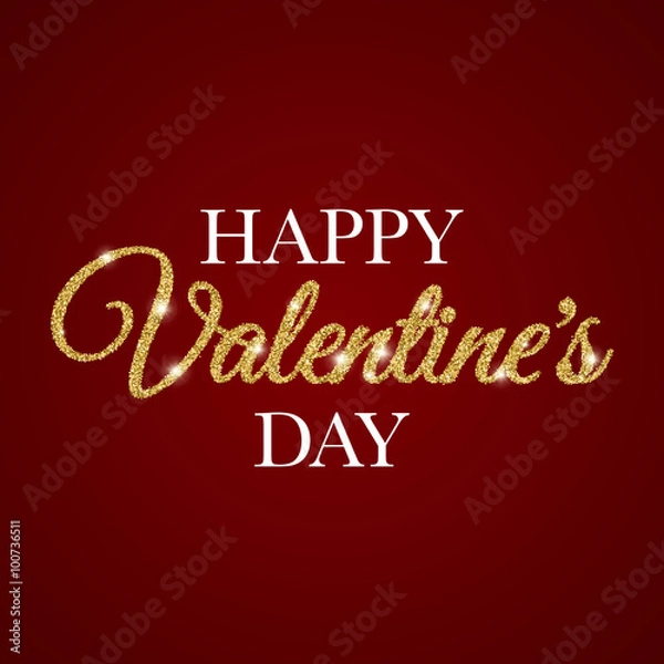 Obraz Valentine s Day text