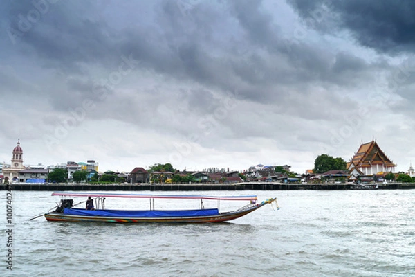 Obraz Rzeka świątynna.