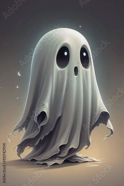 Obraz a cute ghost