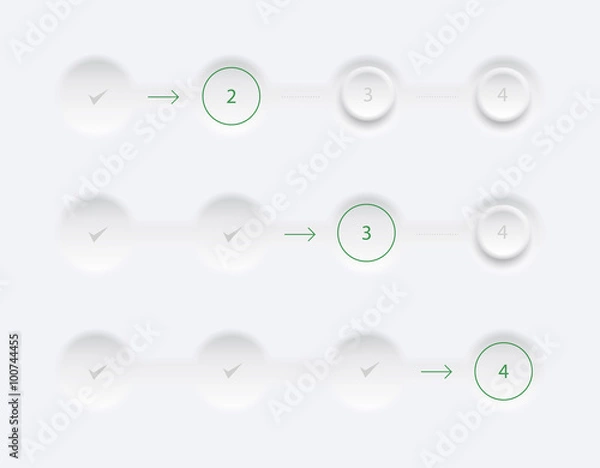 Obraz Green website progess bar