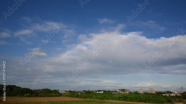 Fototapeta 雲と虹