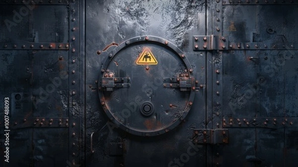Obraz nuclear fallout shelter door