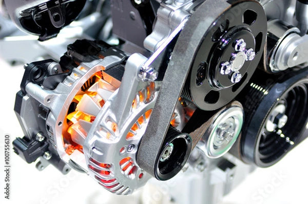 Obraz Hot car alternator.
