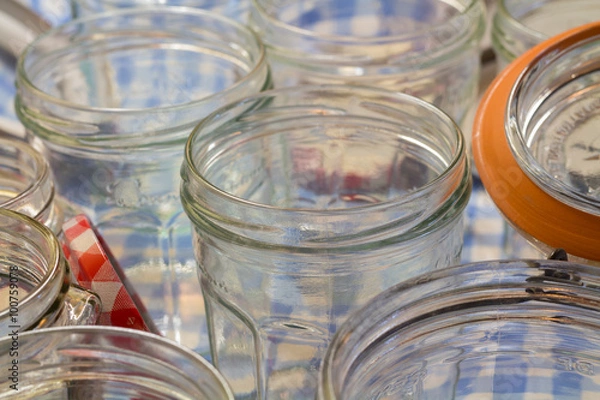 Obraz glass jam jars