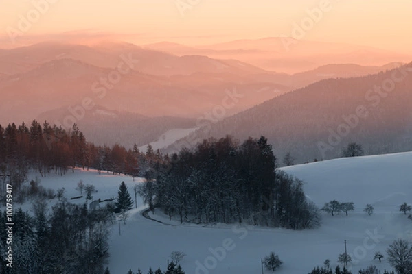 Obraz Winterlandschaft Schwarzwald