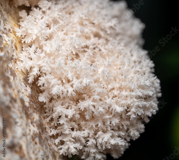 Obraz Hericium erinaceus Lion's-mane Mushroom