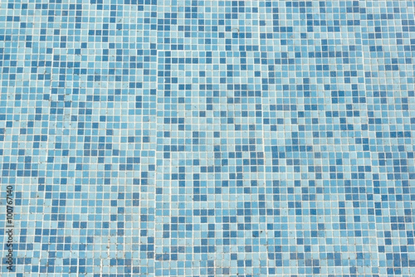 Obraz water pool bottom mosaic