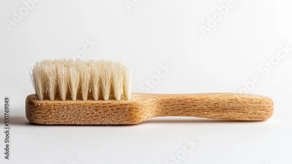 Obraz Scrub brush on white background.