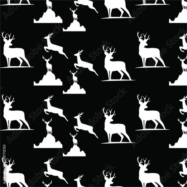 Obraz deer pattern design