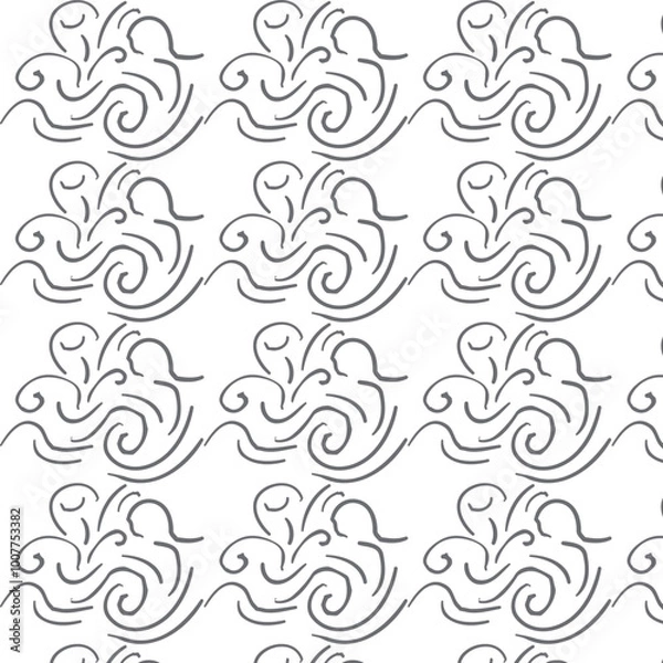 Obraz Curve line pattern