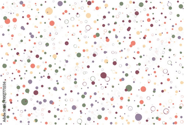 Fototapeta 背景素材_ランダムドット_カラフル